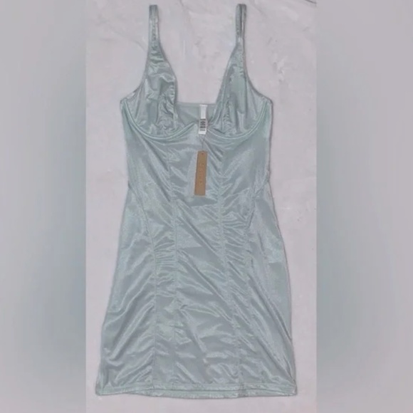 SKIMS Ultra-Flattering Glissenette Slip Dress - ICE color - Picture 2 of 5